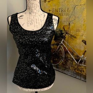 Banana Republic sequin tank